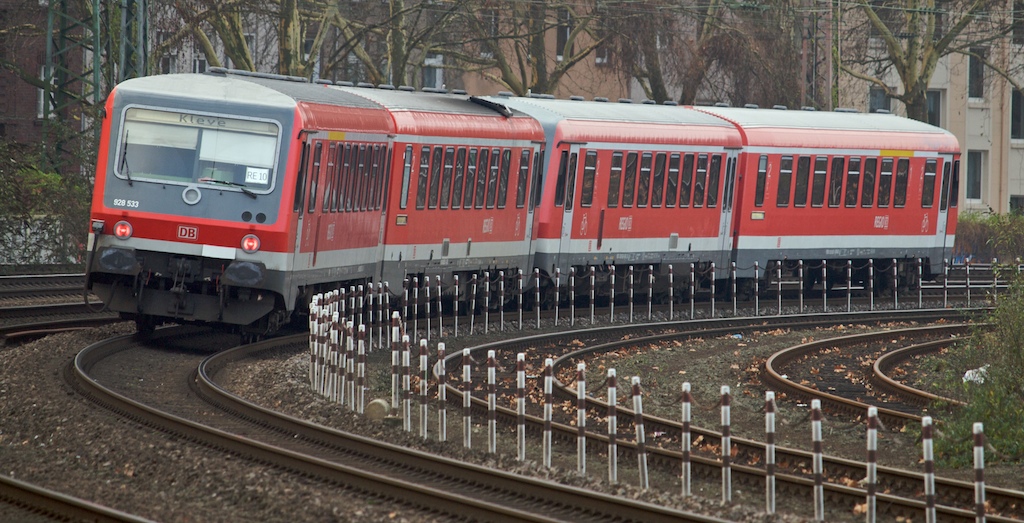 Foto: Friedhelm Weidelich Take the last train to Kleve - heute fährt hier die Nordwestbahn (Foto: Weidelich)